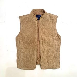 Ann Taylor Petite Suede Vest